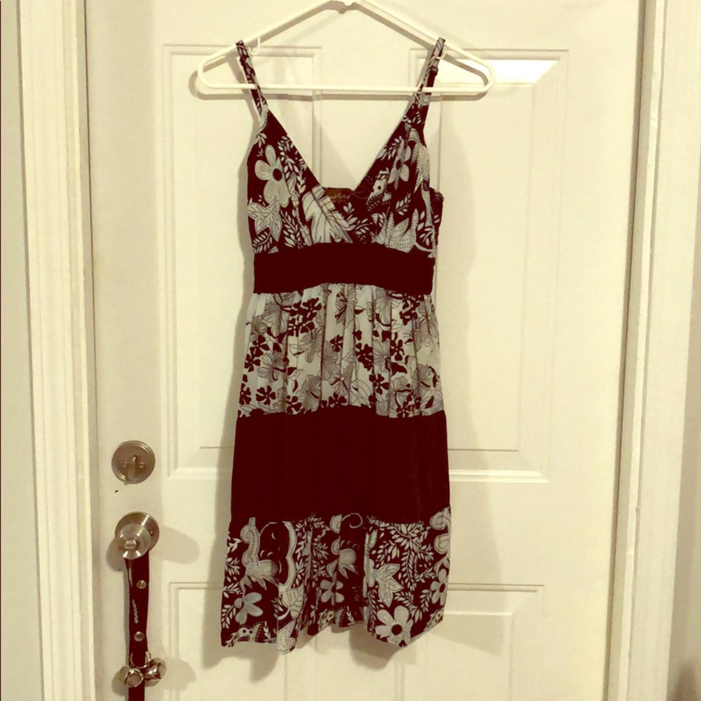 Black and gray summer dress